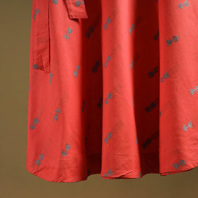 Jacquard weave cotton wrap around skirt 24 - handcrafted