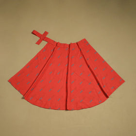 Jacquard weave cotton wrap around skirt 24 - handcrafted