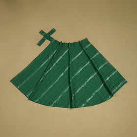 Jacquard weave cotton wrap around skirt 25 - handcrafted
