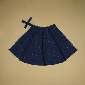 Jacquard weave cotton wrap around skirt 26 - handcrafted