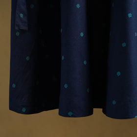 Jacquard weave cotton wrap around skirt 26 - handcrafted