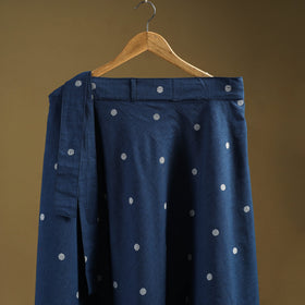 Jacquard weave cotton wrap around skirt 29 - handcrafted