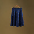 Jacquard weave cotton wrap around skirt 30 - handcrafted