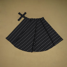 Jacquard weave cotton wrap around skirt 31 - handcrafted