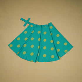 Jacquard weave cotton wrap around skirt 35 - handcrafted