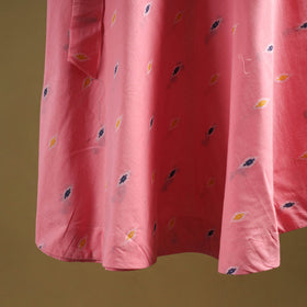 Jacquard weave cotton wrap around skirt 39 - handcrafted