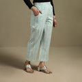 Jaipur block print cotton elasticated palazzo 04 - s