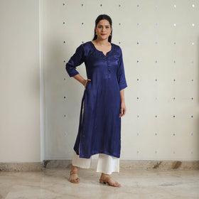 Buy Modal Silk Plain Kurta for Women Online in India