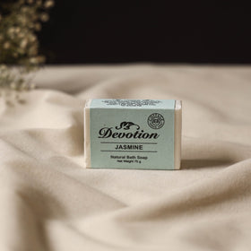 Jasmine - sri aurobindo ashram devotion soap (75gm) 01