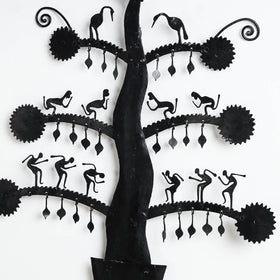 Elephant - Bastar Tribal Wrought Iron Wall Hanging Online in India 