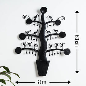 Elephant - Bastar Tribal Wrought Iron Wall Hanging Online in India 
