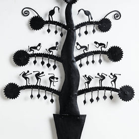 Elephant - Bastar Tribal Wrought Iron Wall Hanging Online in India 