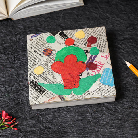  Jugaad Recycled Paper Notebook 5in x 5in 