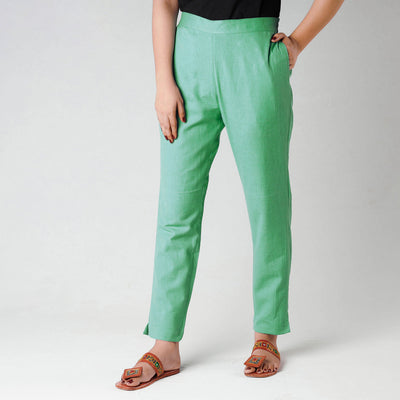  iTokri Casuals - Flex Cotton Tapered Casual Pant for Women 