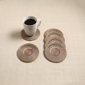 Jute handcrafted round coaster (set of 6) 10