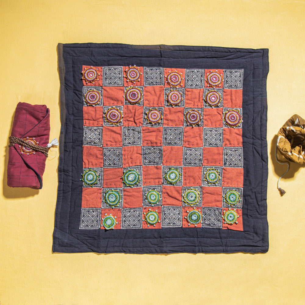  Kala Raksha Handmade Checkers Game 