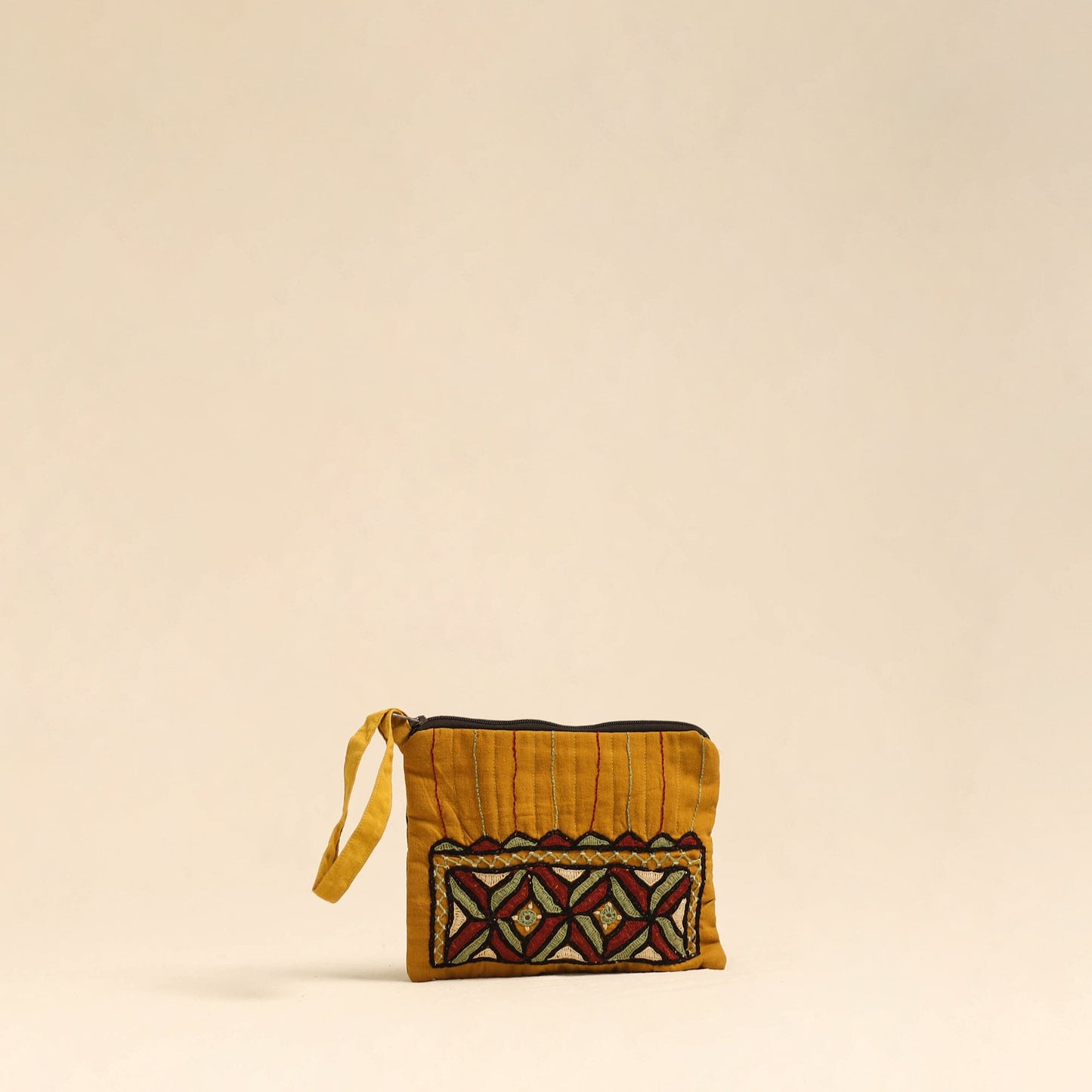 Kala Raksha Jat Hand Embroidered Cotton Coin Purse