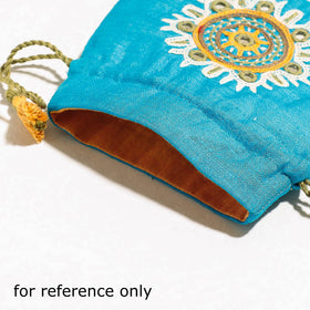  Kala Raksha Rabari Hand Embroidery Potli Bag 