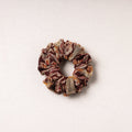  Kalamkari Block Printed Cotton Elastic Rubber Band/Scrunchie 