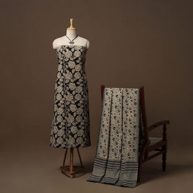 Kalamkari cotton 2pc unstitched dress material