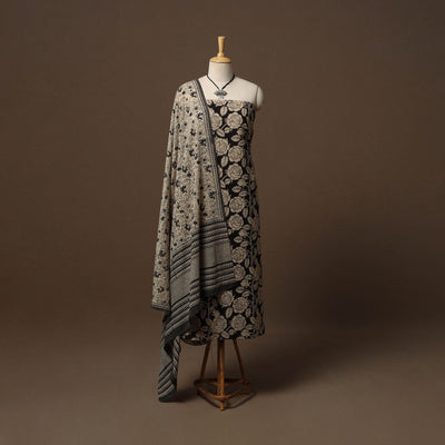 Kalamkari cotton 2pc unstitched dress material