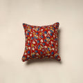 Kalamkari cotton cushion cover 01 - handcrafted