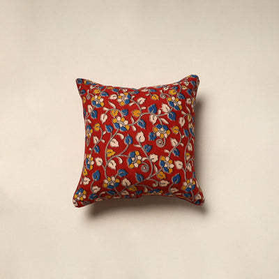 Kalamkari cotton cushion cover 01 - handcrafted