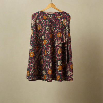 Kalamkari cotton wrap around skirt 05 - handcrafted