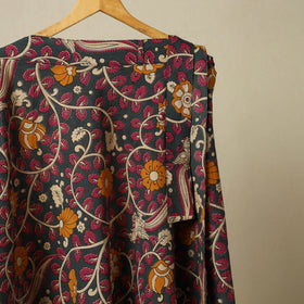 Kalamkari cotton wrap around skirt 05 - handcrafted