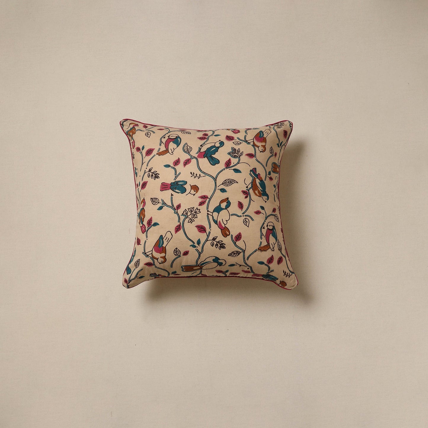 Kalamkari cushion cover 43 - handcrafted