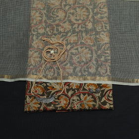 Kalamkari hand block print natural dyed cotton 2pc