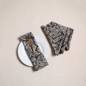 Kalamkari hand table napkins (set of 4) 16 - handcrafted