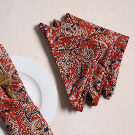 Kalamkari hand table napkins (set of 4) 17 - handcrafted