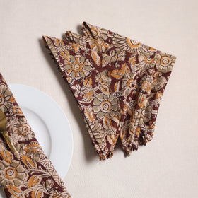 Kalamkari hand table napkins (set of 4) 23 - handcrafted