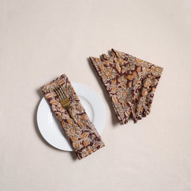 Kalamkari hand table napkins (set of 4) 23 - handcrafted