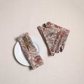 Kalamkari hand table napkins (set of 4) 26 - handcrafted