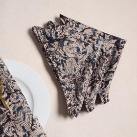 Kalamkari hand table napkins (set of 4) 29 - handcrafted