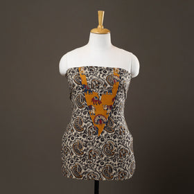 Kalamkari Print Patchwork Cotton Kurta Material (3m)