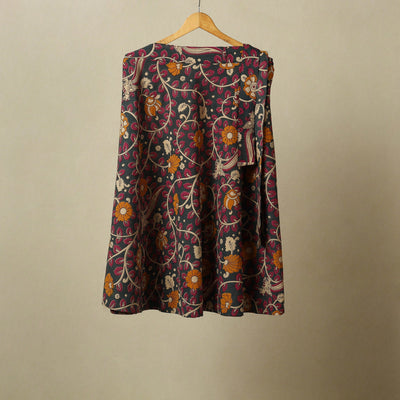 Kalamkari cotton wrap around skirt 05 - handcrafted
