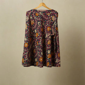 Kalamkari cotton wrap around skirt 05 - handcrafted