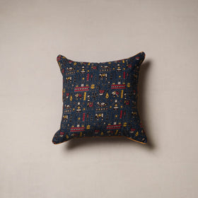 Kalamkari print cushion cover 40 - handcrafted