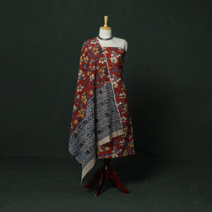 Kalamkari printed cotton 2pc unstitched dress material 24