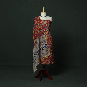 Kalamkari printed cotton 2pc unstitched dress material 25