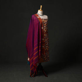 Kalamkari printed cotton 2pc unstitched dress material
