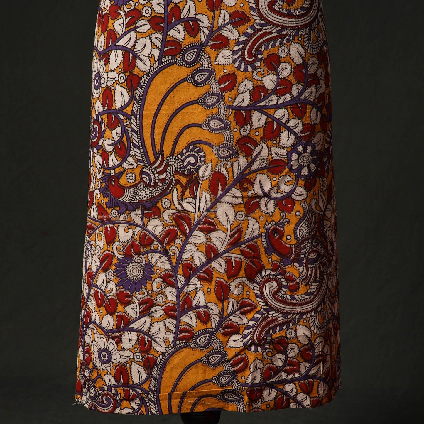 Kalamkari printed cotton 2pc unstitched dress material