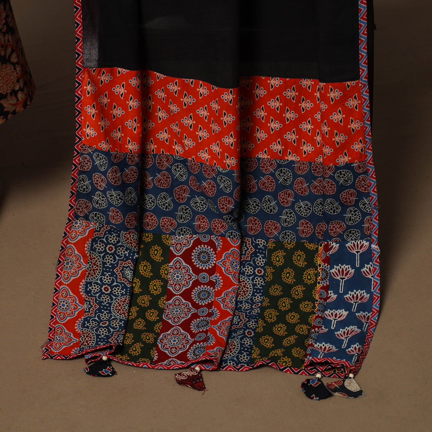Kalamkari printed cotton 2pc unstitched dress material
