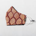  Kalamkari Block Printed Cotton 3 Layer Snug Fit Face Cover 