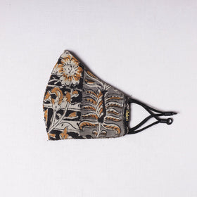  Kalamkari Block Printed Cotton 3 Layer Snug Fit Face Cover 