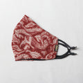 Kalamkari Block Printed Cotton 3 Layer Snug Fit Face Cover 
