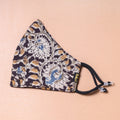  Kalamkari Block Printed Cotton 3 Layer Snug Fit Face Cover 